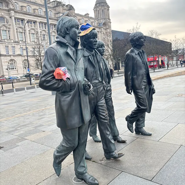 Ben at Anfield in Liverpool, England