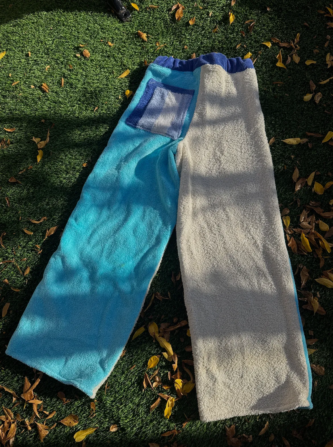 Xuga Pants, made from a beach towel